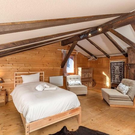 Chalet Noisette Authentic Swiss Chalet Perfect For Families La Tzoumaz Bagian luar foto