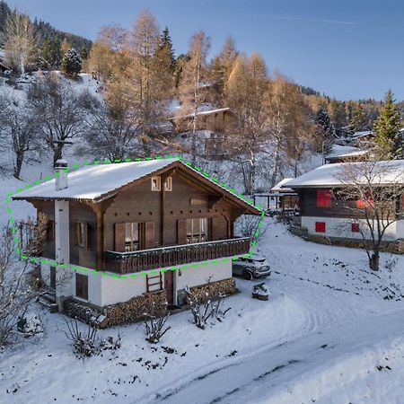 Chalet Noisette Authentic Swiss Chalet Perfect For Families La Tzoumaz Bagian luar foto