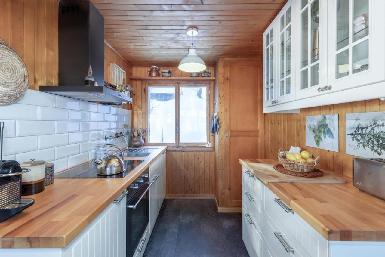 Chalet Noisette Authentic Swiss Chalet Perfect For Families La Tzoumaz Bagian luar foto